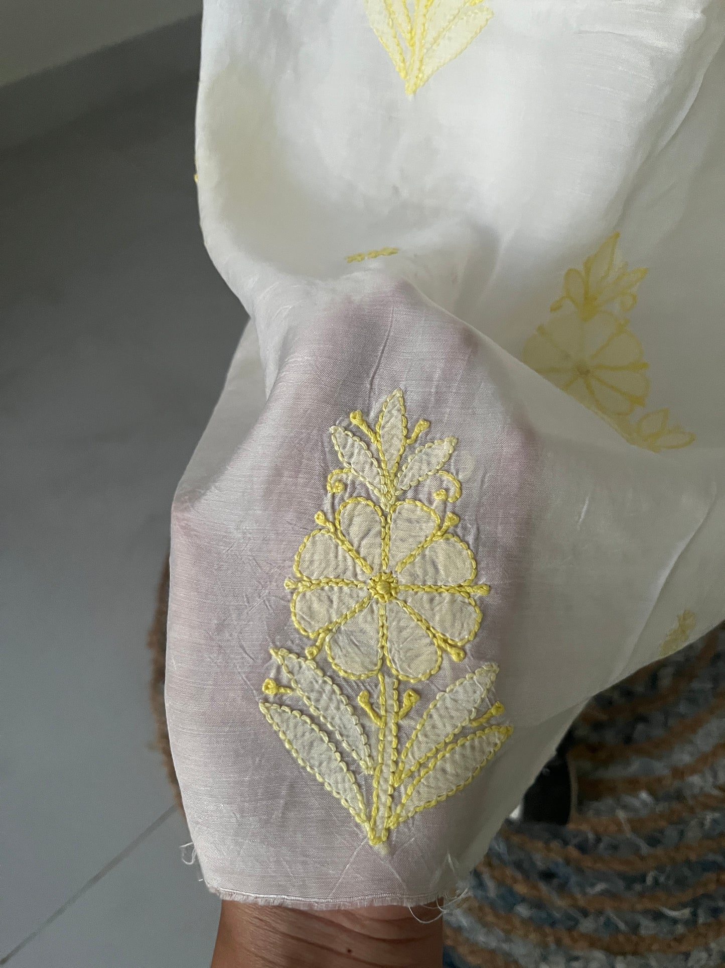 White Chikankari Suit Set | Muslin Fabric