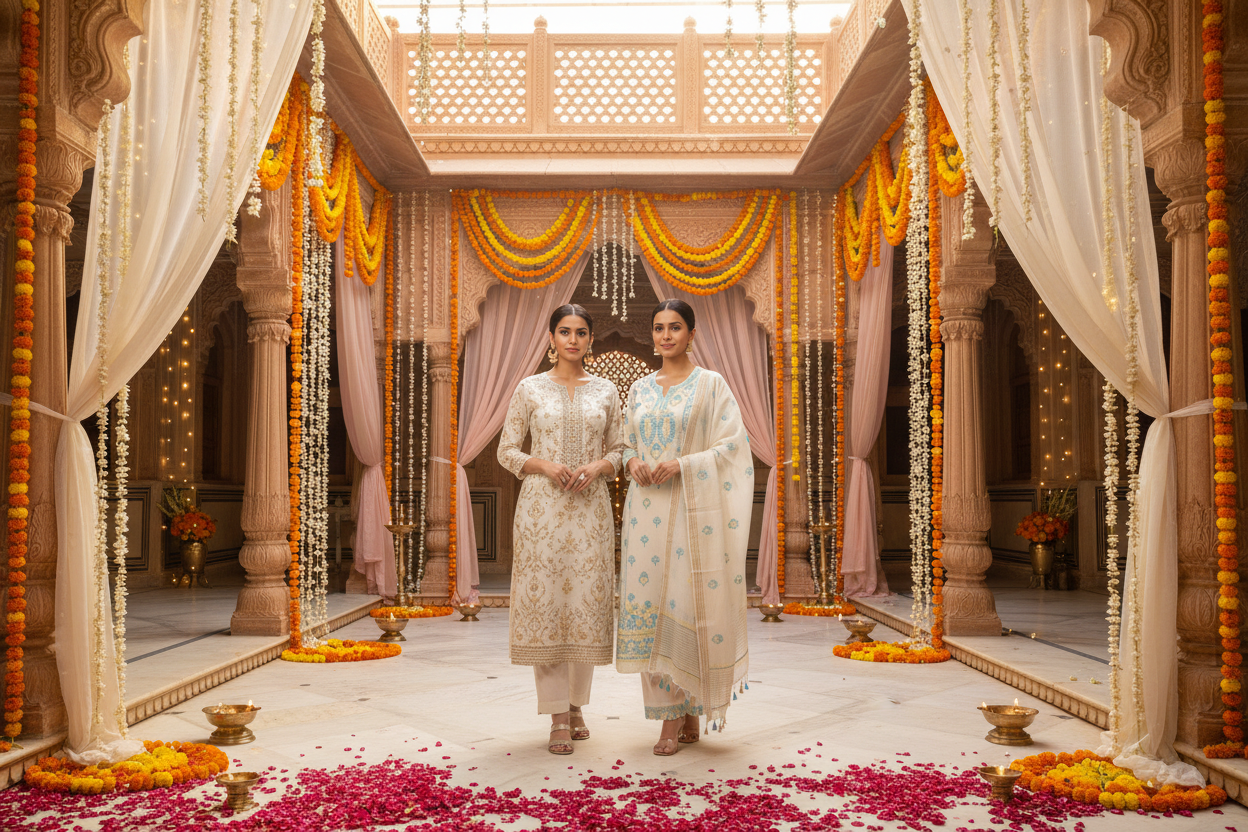 Lajjaa Wedding Banner - Real Product Models